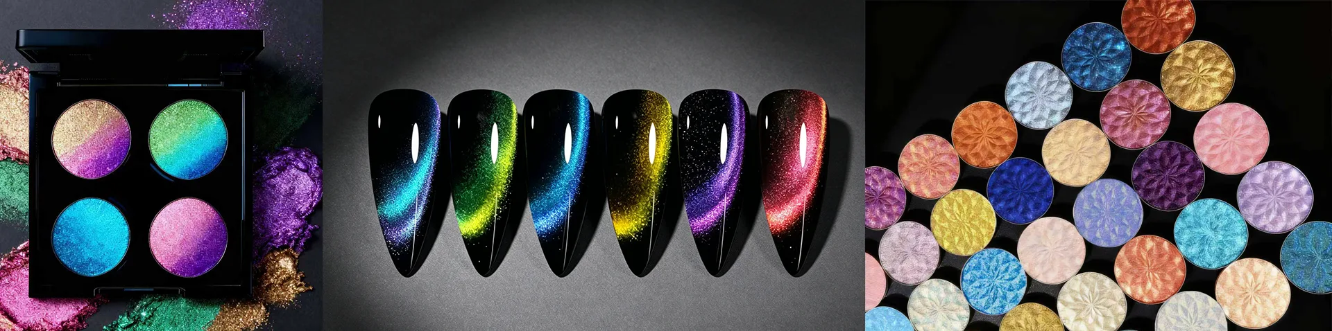 Color-Shifting at Chameleon Pigment para sa Eyeshadow